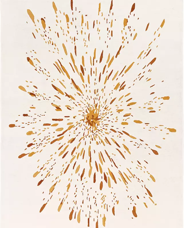 Ковер Paint Ocre, 200х300, шерсть, вискоза