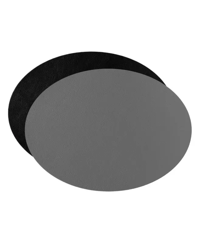Плейсмат овальный, grey / black, 47,5х35х1,5