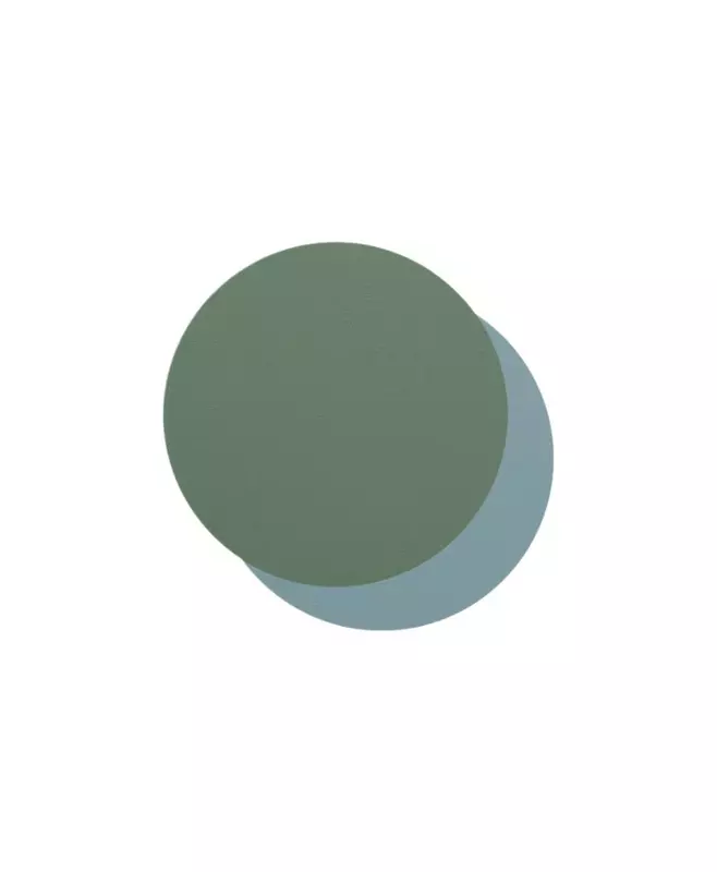 Костер круг, sky blue / eucalyptus, 12х12х1,5