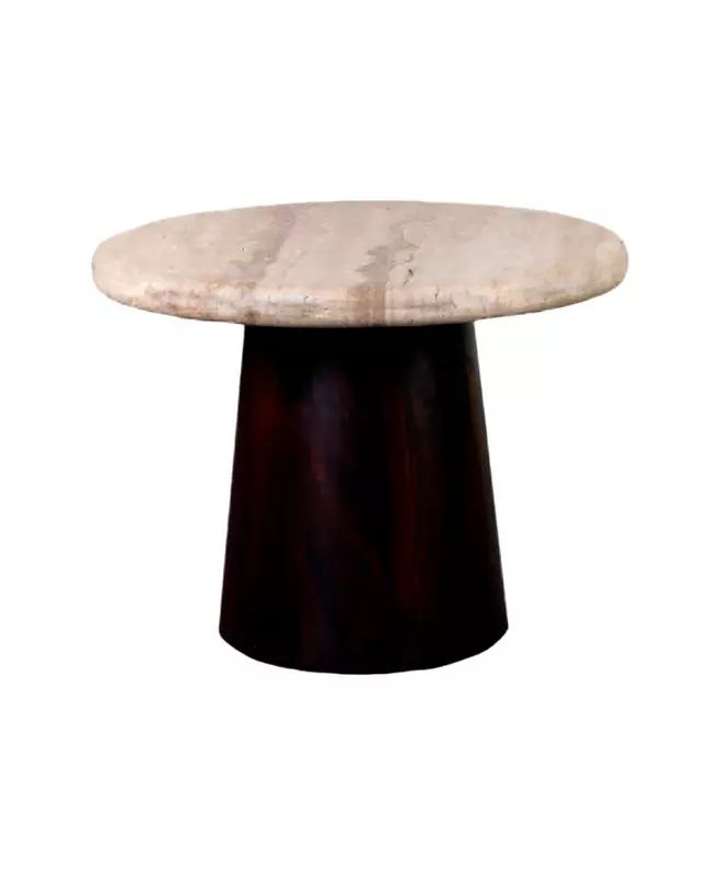 Стол журнальный UTAH TRAVERTINE, 60х60х43