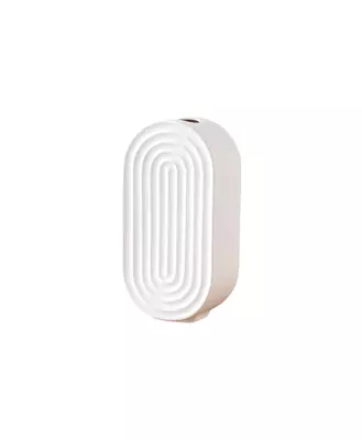 Ваза NERVA, white матовая, 15х10х30,5